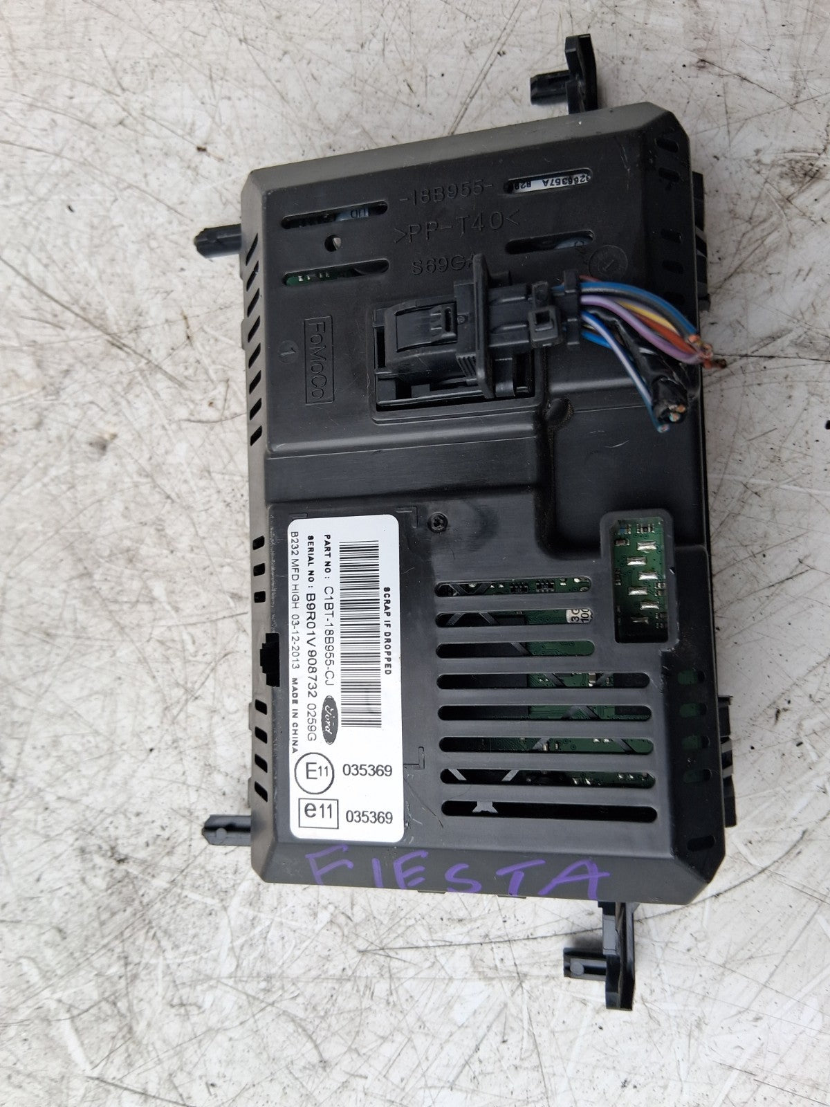 2014 FORD FIESTA MK7 RADIO STEREO DISPLAY SCREEN MULTIMEDIA C1BT18B955CJ