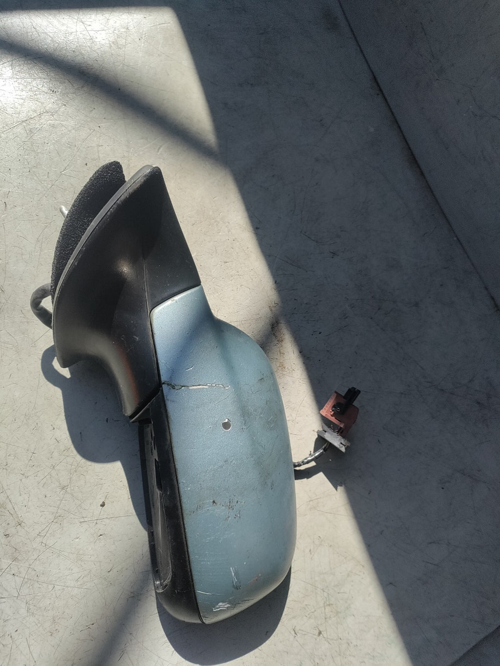 2007 PEUGEOT 407 NS PASSENGER SIDE WING MIRROR DAMAGED