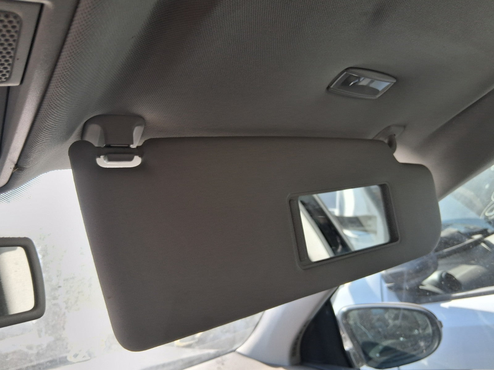 2012 VW VOLKSWAGEN GOLF MK6 OSF DRIVER SIDE FRONT SUN VISOR SHADE