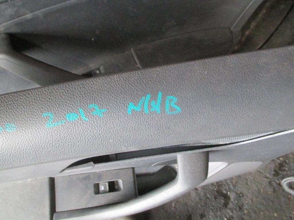 2017 SEAT TOLEDO MK4 KG NSR PASSENGER SIDE REAR DOOR CARD TRIM PANEL