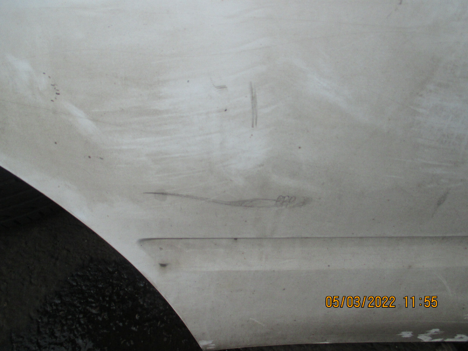 FORD TRANSIT 2009 MK7 NSF FRONT PASSENGER SIDE COMPLETE DOOR WHITE