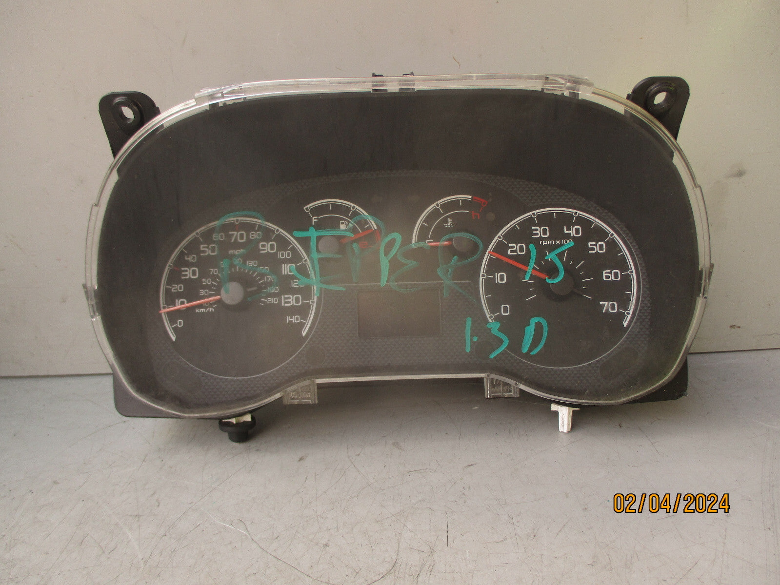 2015 PEUGEOT BIPPER 1.3DIESEL SPEEDO SPEEDOMETER INSTRUMENT CLUSTER 1376276080