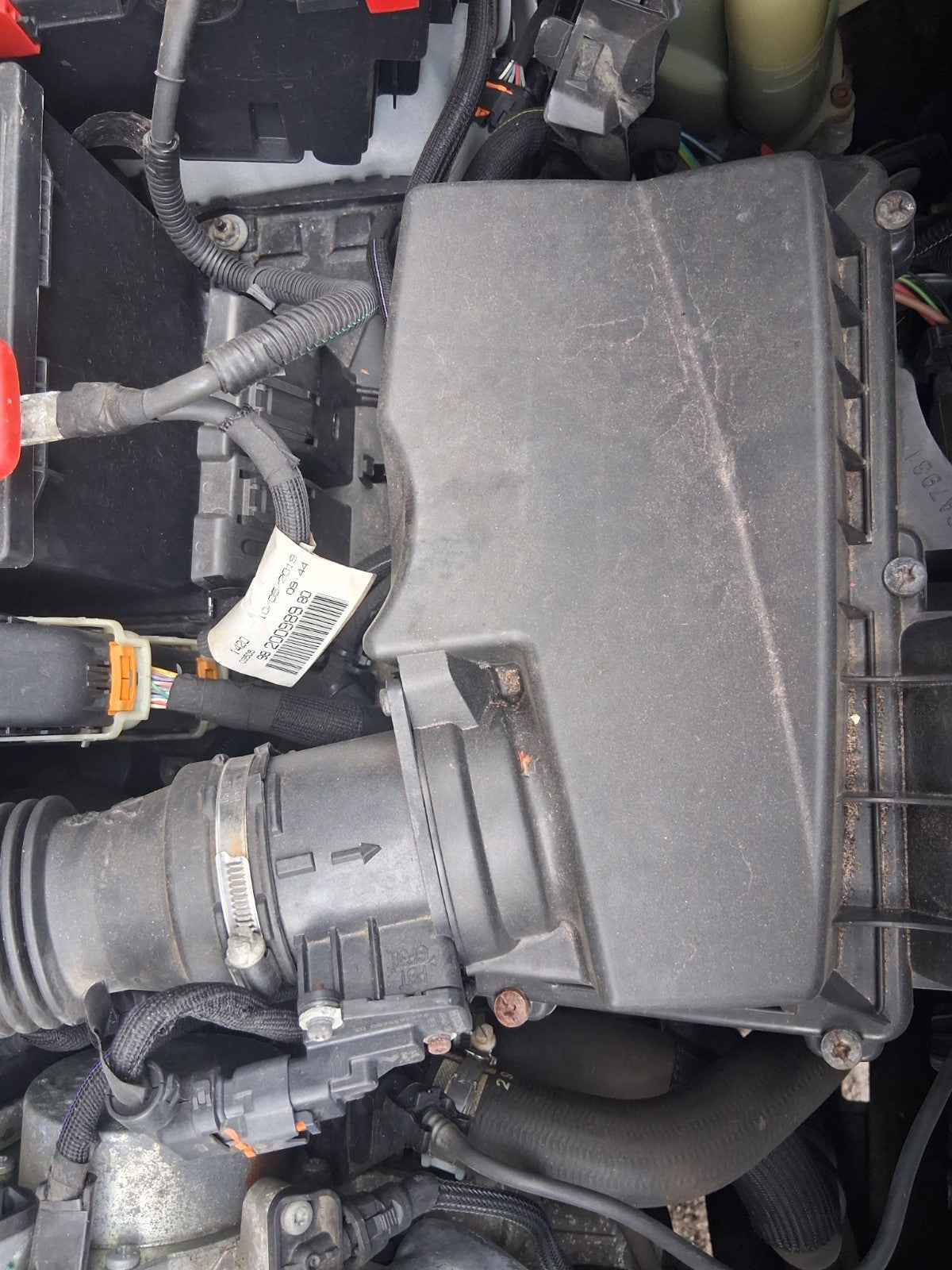 2019 CITROEN DISPATCH MK3 2.0 DIESEL AIR FILTER BOX WITH MAF SENSOR 9662635680