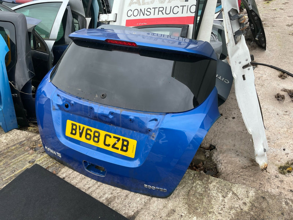 2018 VAUXHALL MOKKA X REAR HATCHBACK BOOTLID TAILGATE BARE BLUE