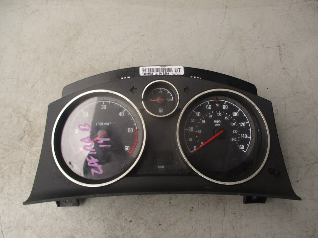 2014 VAUXHALL ZAFIRA B SPEEDO CLUSTER METER 13423854
