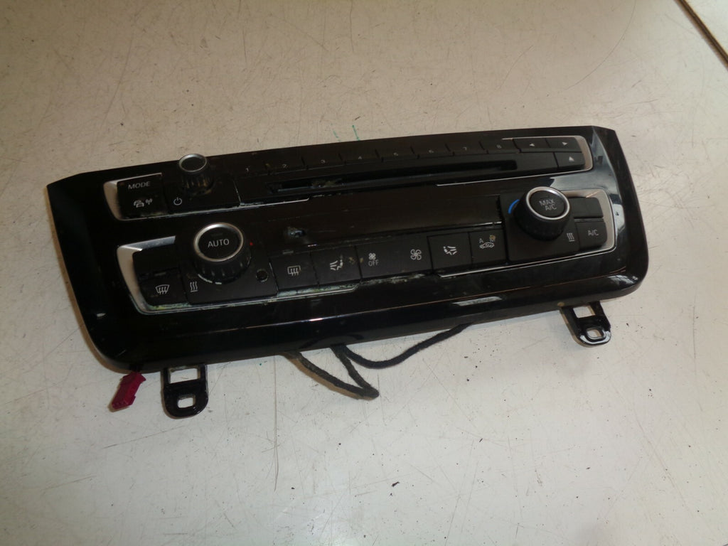 BMW 3 SERIES 2017 F20 M SPORT HEATER CONTROL PANEL STEREO CONTROL 9363545