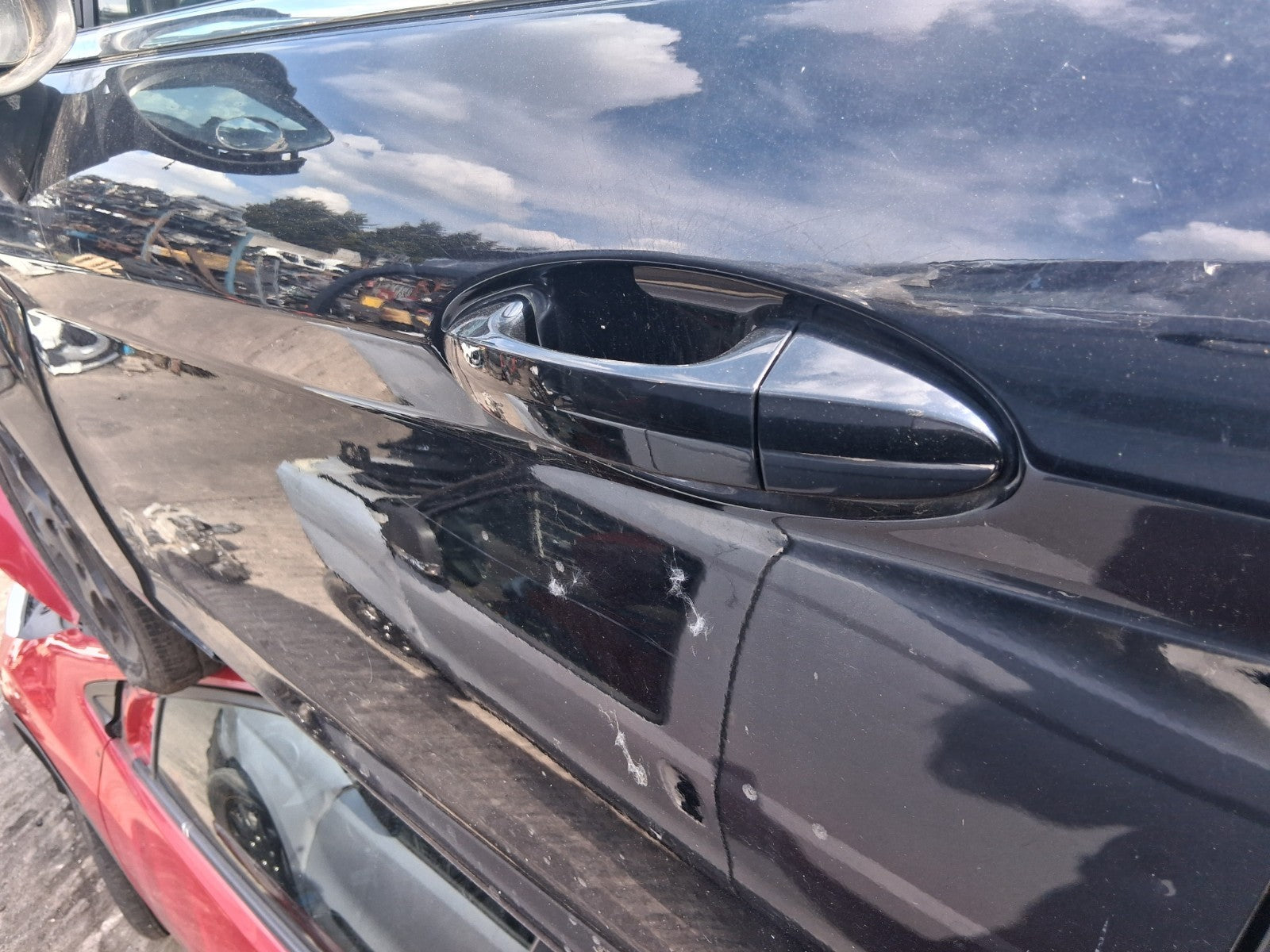 2012 FORD FIESTA MK7 5 DOOR NSF PASSENGER SIDE FRONT LEFT EXTERIOR DOOR HANDLE