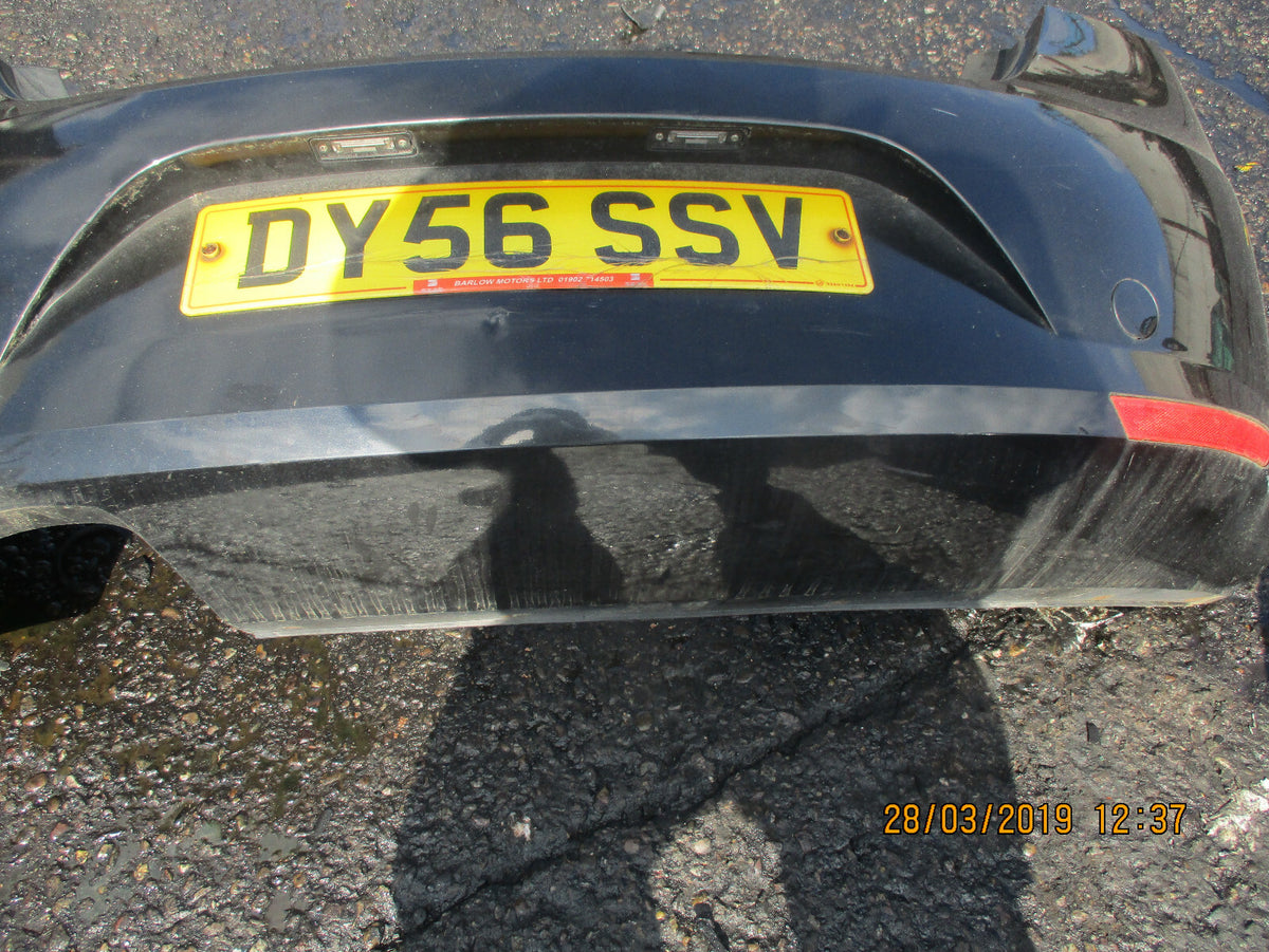 SEAT LEON 2006 1P1 REAR BUMPER BLACK