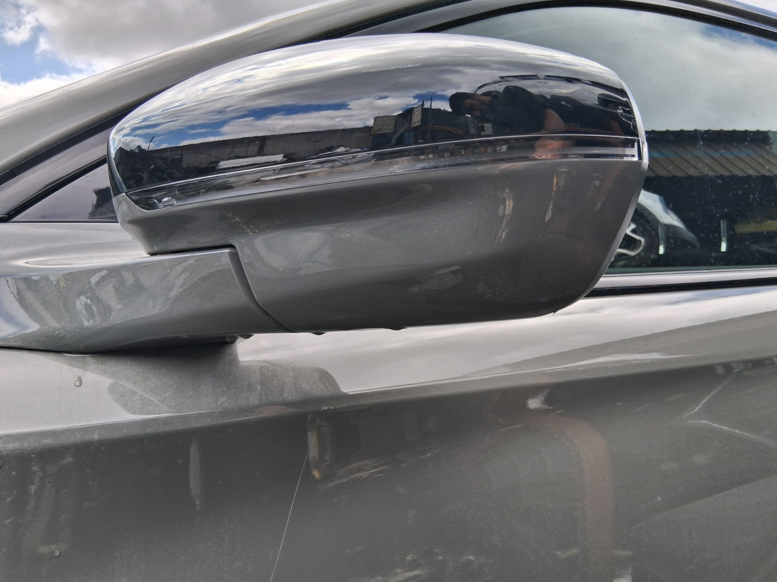 2024 DS AUTOMOBILES DS 7 NS PASSENGER SIDE POWERFOLD WING MIRROR GREY LACQUERED