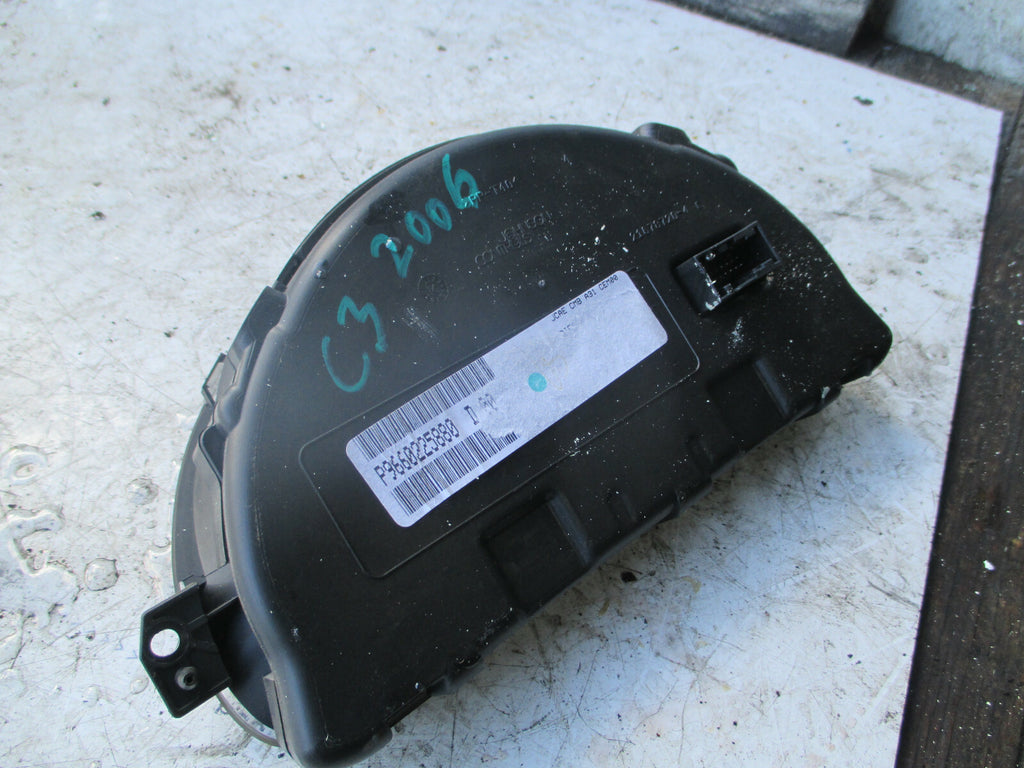 CITROEN C3 2006 1.4 DIESEL SPEEDOMETER INSTRUMENT CLUSTER 9660225880