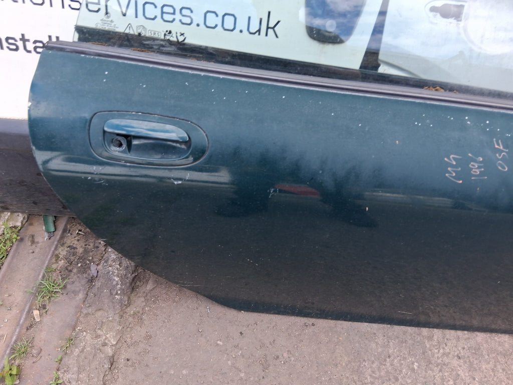 MG MGF 1996 MK1 OSF DRIVER SIDE FRONT RIGHT COMPLETE DOOR GREEN