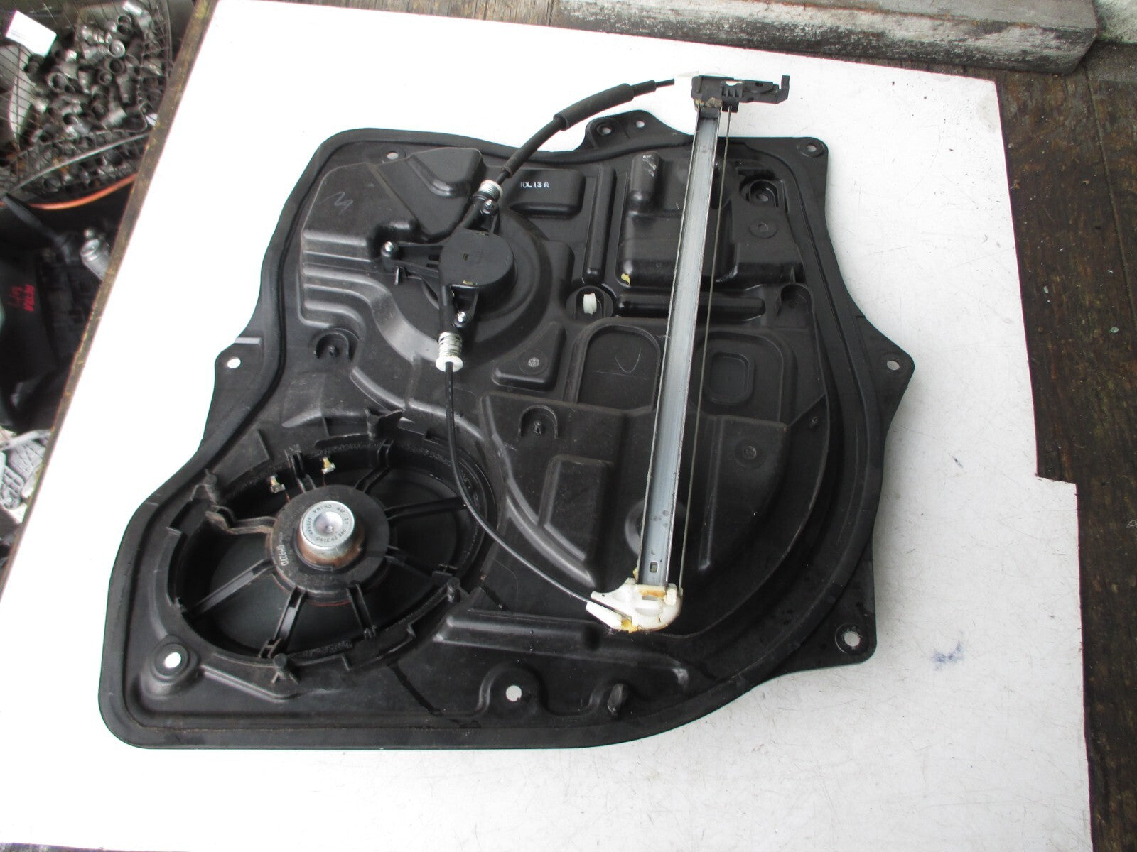 MAZDA 6 2011 NSR PASSENGER SIDE REAR PANEL REGULATOR MOTOR D 6515958X 1D7397X