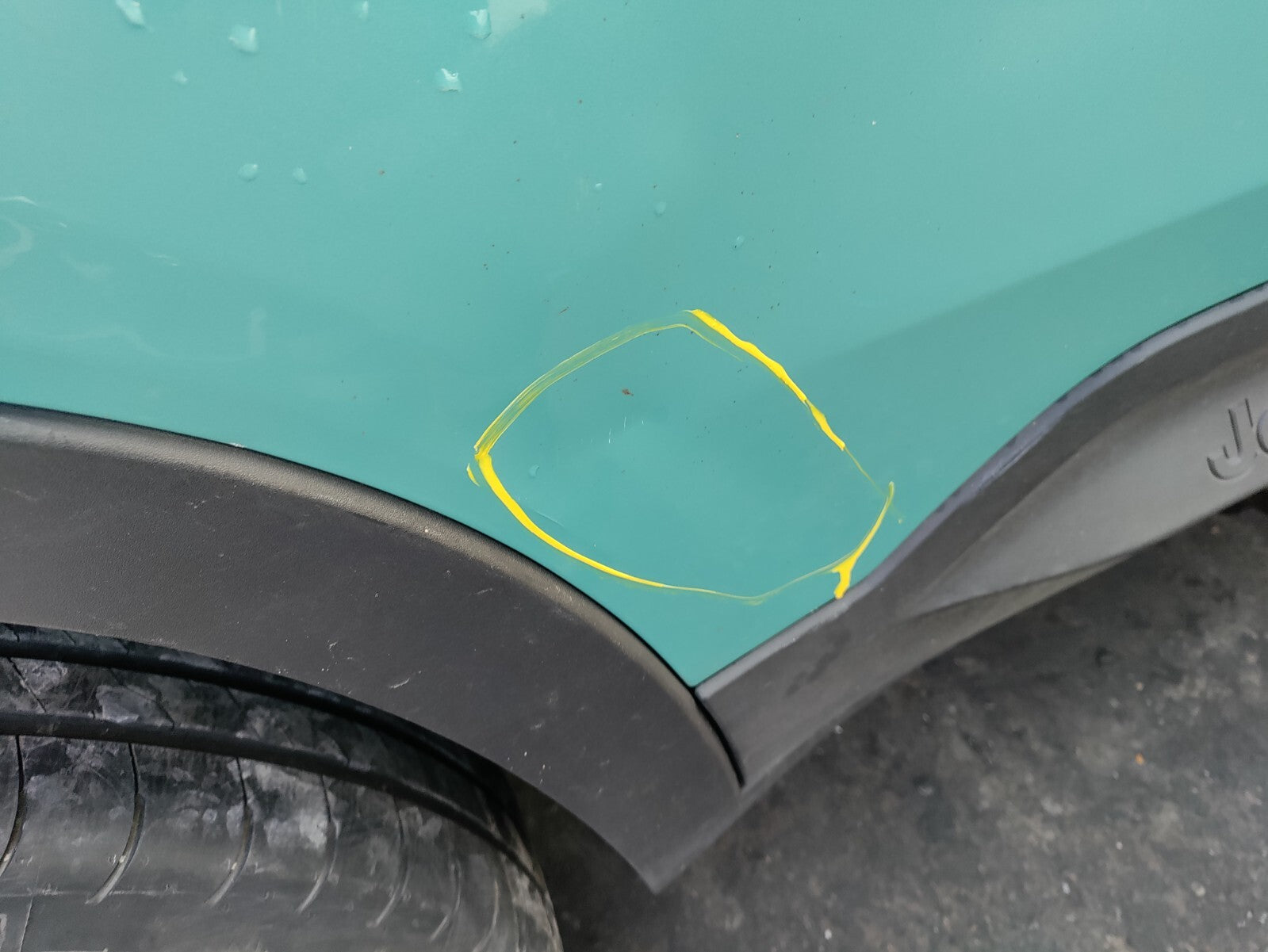 2024 JEEP AVENGER OSR DRIVER SIDE REAR BARE DOOR CERAMIC AZURE METALLIC 959