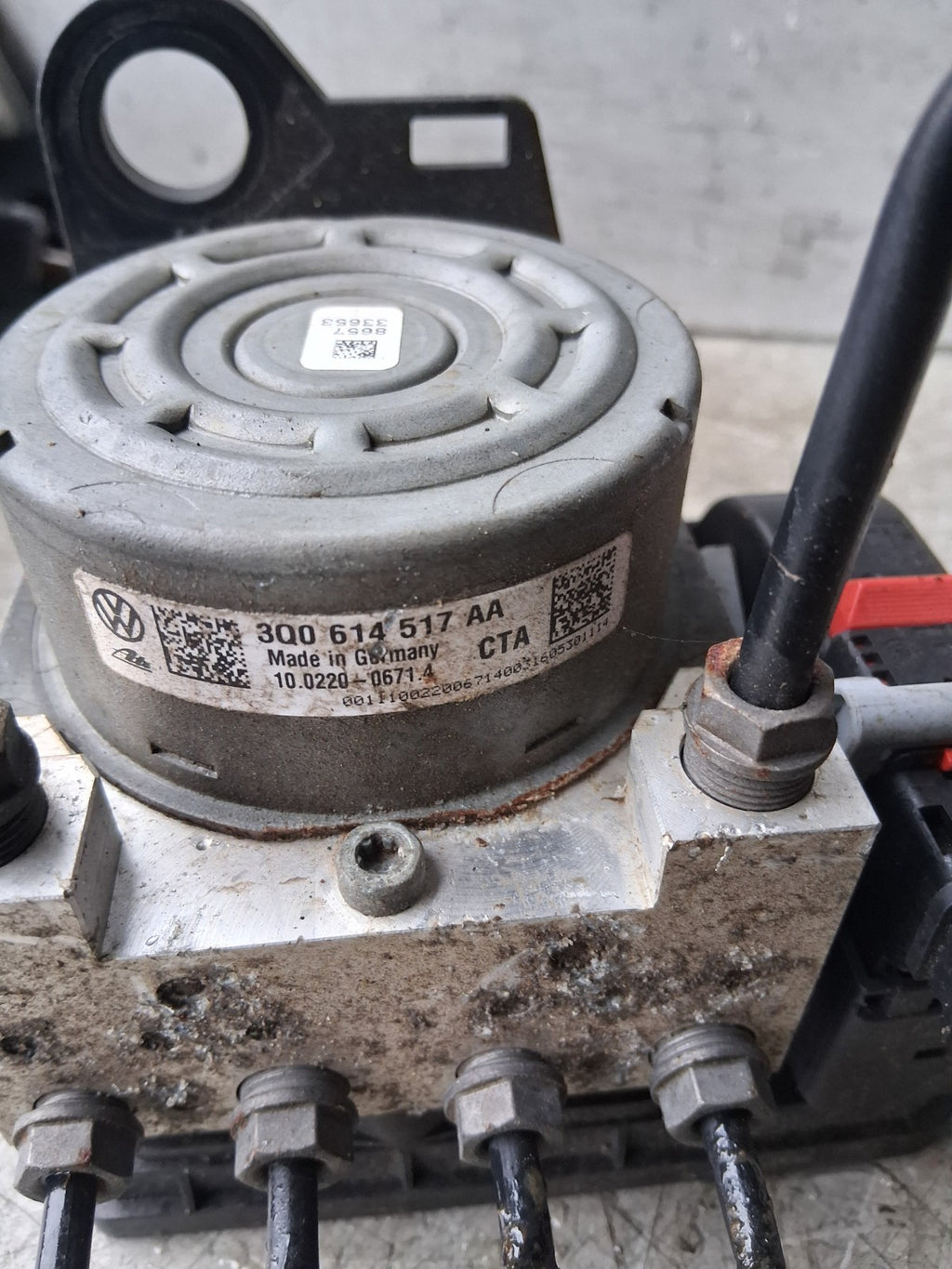2016 VW VOLKSWAGEN GOL ABS PUMP CONTROL MODULE 3Q0614517AA