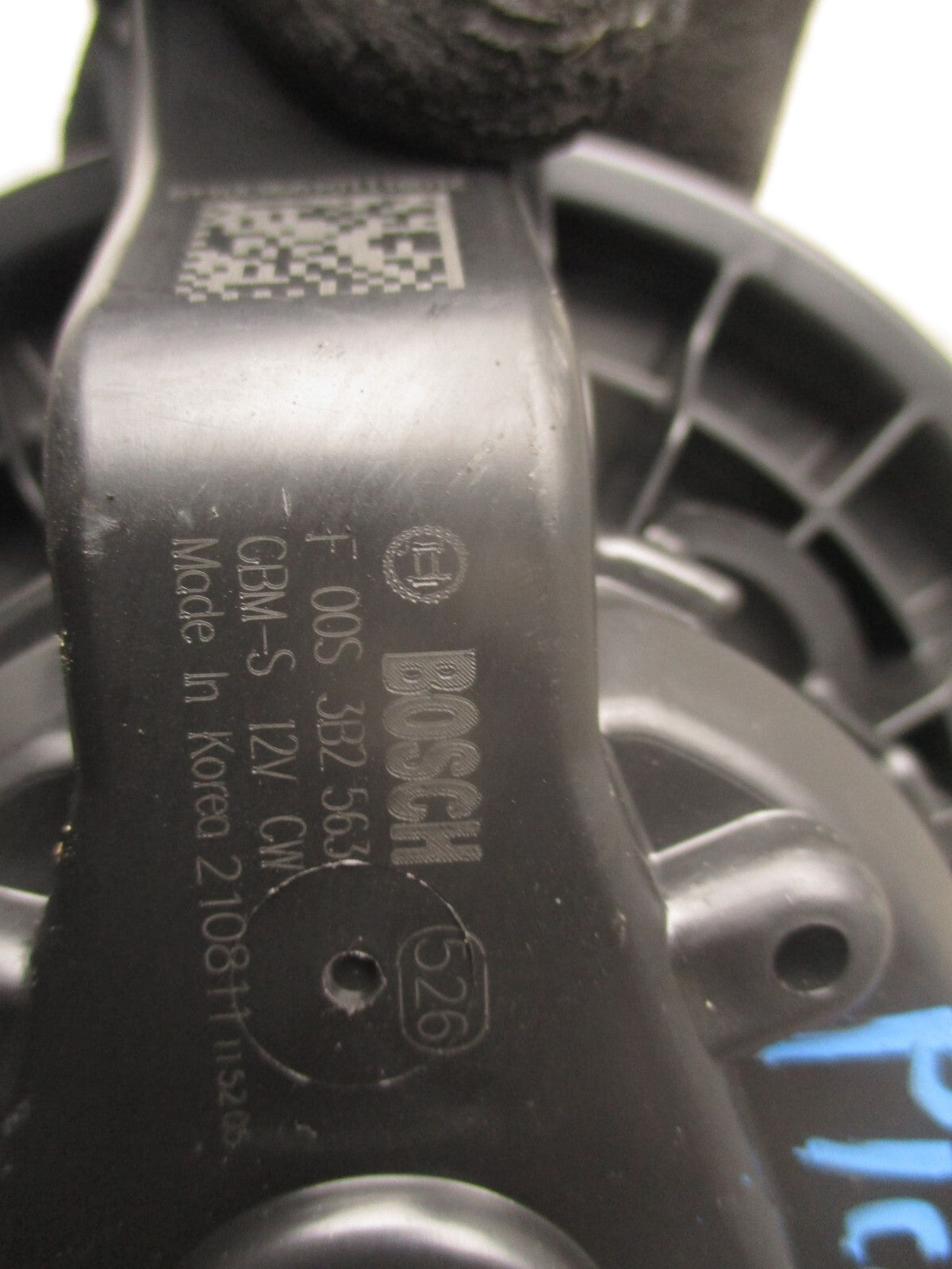 2021 KIA PICANTO MK3 1.0 PETROL HEATER BLOWER MOTOR F00S3B2563