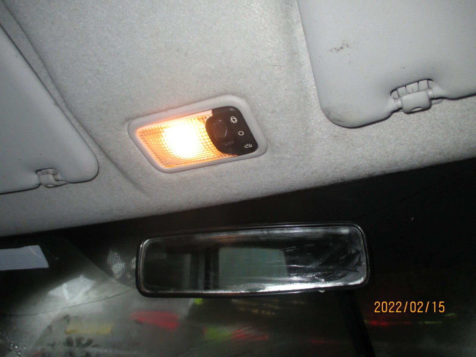 PEUGEOT PARTNER 2010 MK1 FRONT INTERIOR ROOF LIGHT