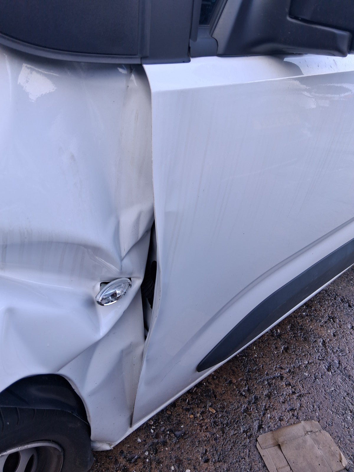 2024 CITROEN BERLINGO MK3 K9 NSF PASSENGER SIDE FRONT LEFT  BARE DOOR WHITE