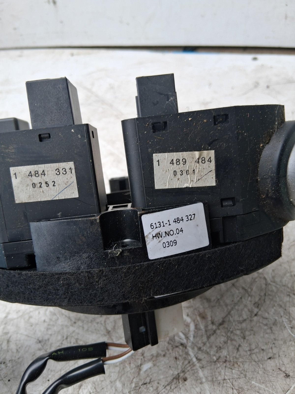2003 MINi INDICATOR SWITCH STALK SQUIB RING 61311484327