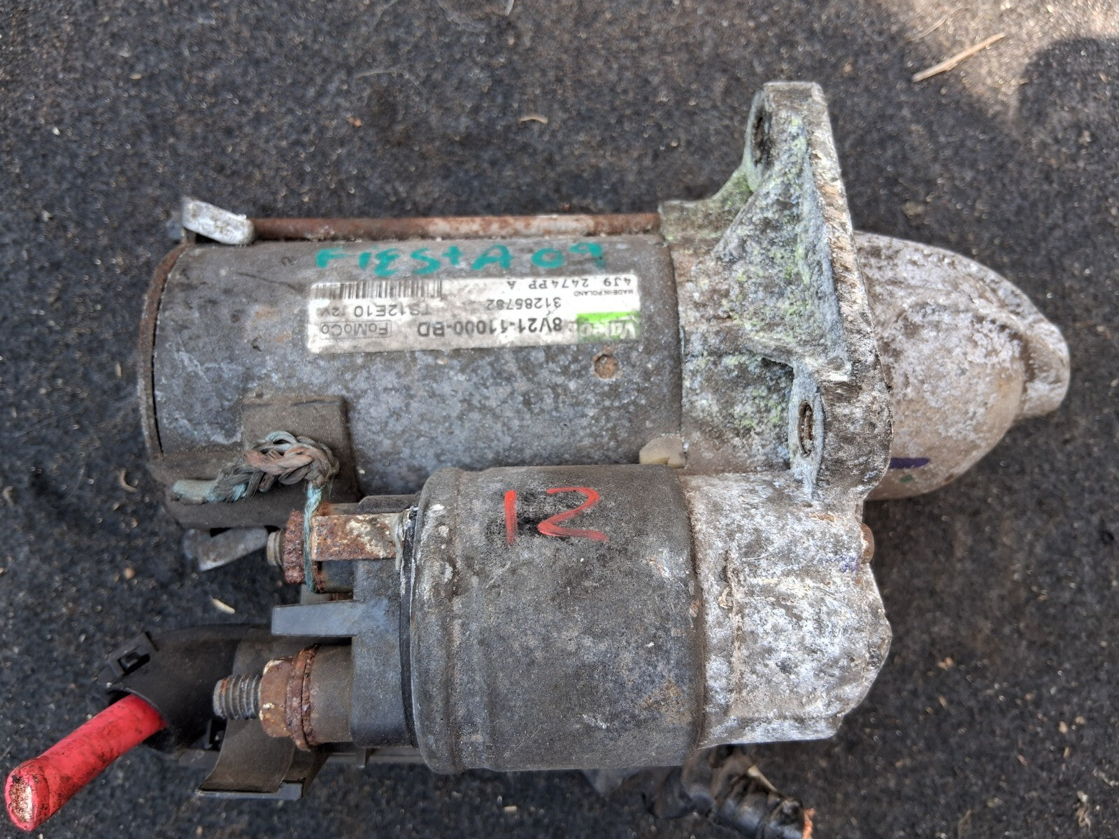 FORD FIESTA MK7 2009 1.25 PETROL STARTER MOTOR 31285782