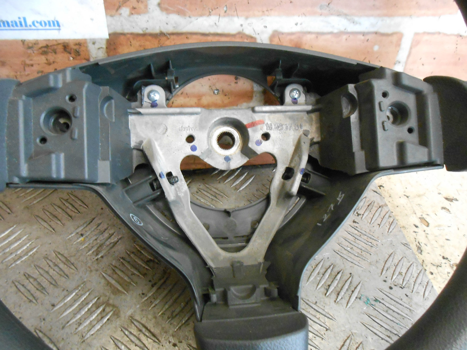 NISSAN PIXO 2014 3 SPOKE BARE STEERING WHEEL 48110-68KOO