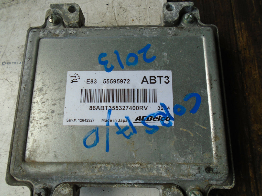 VAUXHALL CORSA D 2013 1.4 PETROL ECU ENGINE CONTROL MODULE 55595972