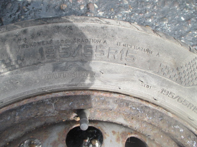 CITROEN BERLINGO 2014 15 INCH 195/65/ R15 4 STUD STEEL WHEEL & TYRE