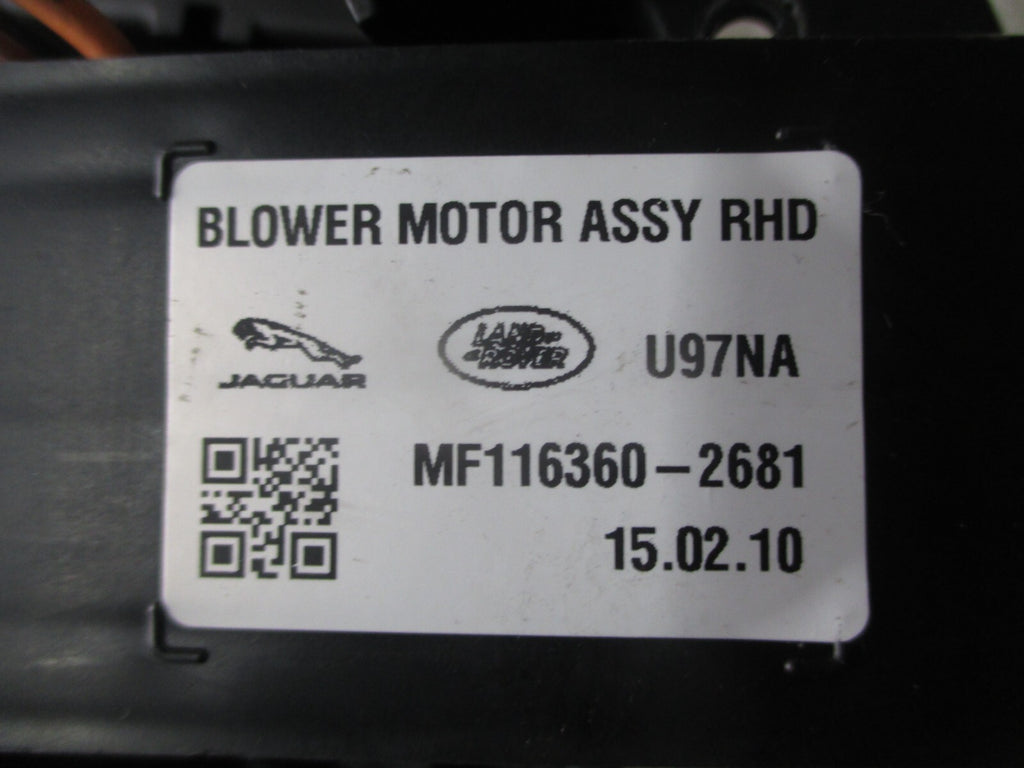 JAGUAR XE X760 2016 HEATER BLOWER MOTOR FAN GX7319E624AA
