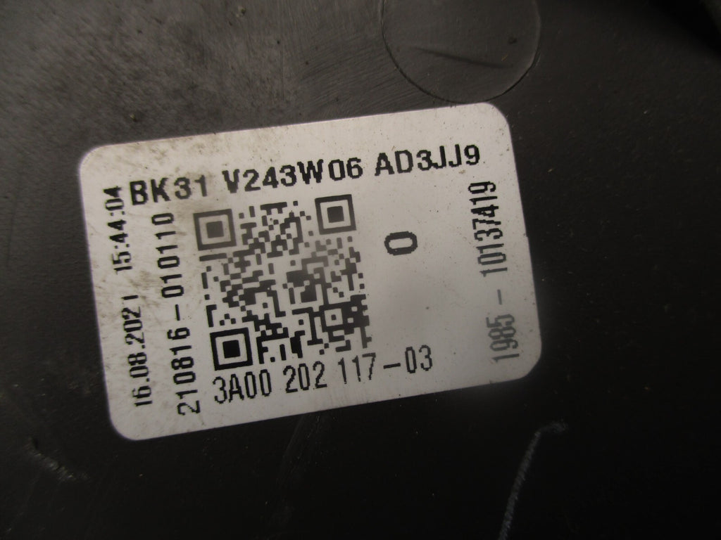 2021 FORD TRANSIT 350 MK8 OSF DRIVER FRONT B PILLAR LOWER TRIM BK31V243W06A