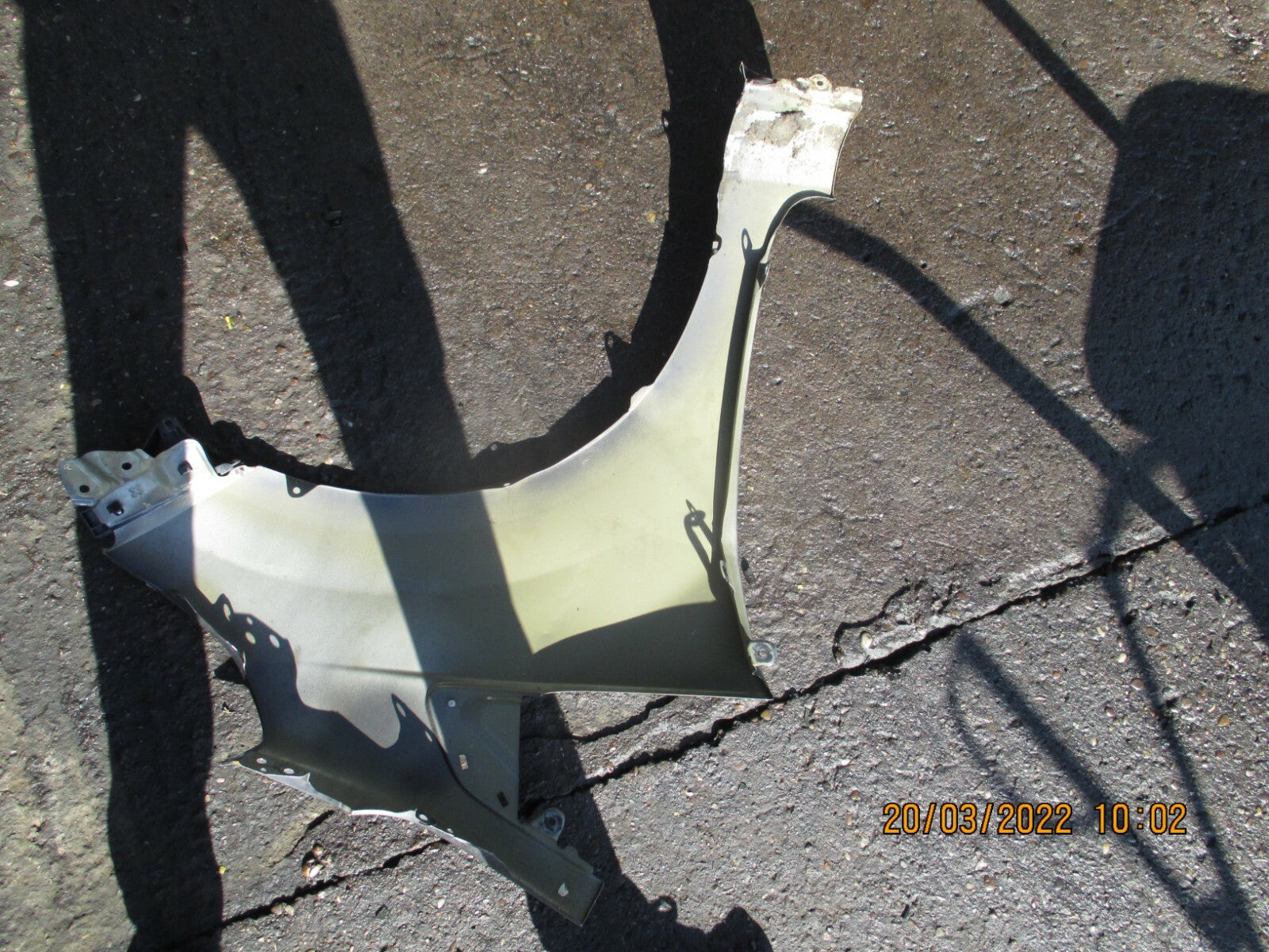 HONDA JAZZ 2013 MK3 NSF FRONT PASSENGER SIDE WING PANEL SILVER