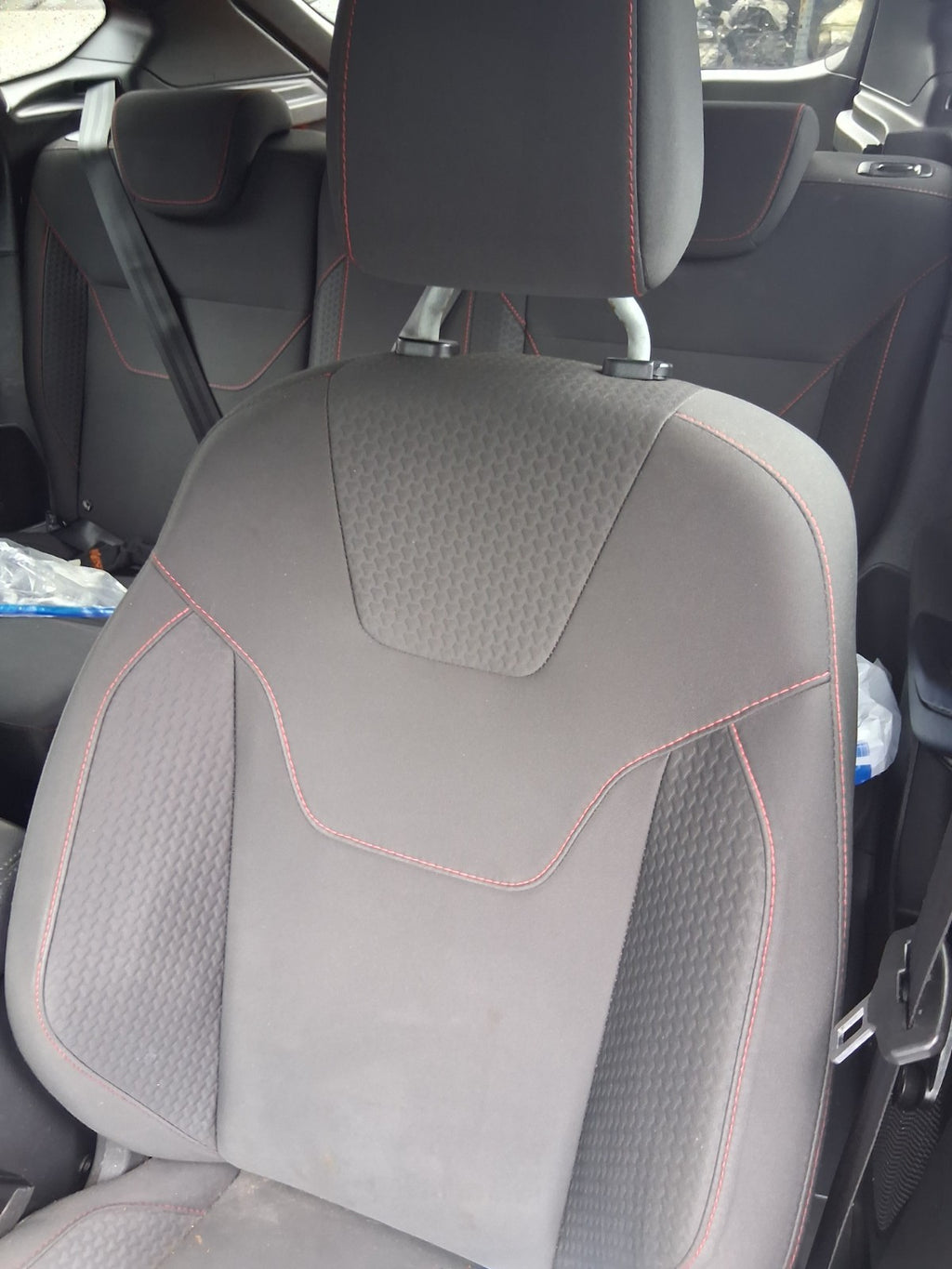 2017 FORD FOCUS MK3 ST LINE NSF PASSENGER SIDE FRONT LEFT COMPLETE FABRIC SEAT