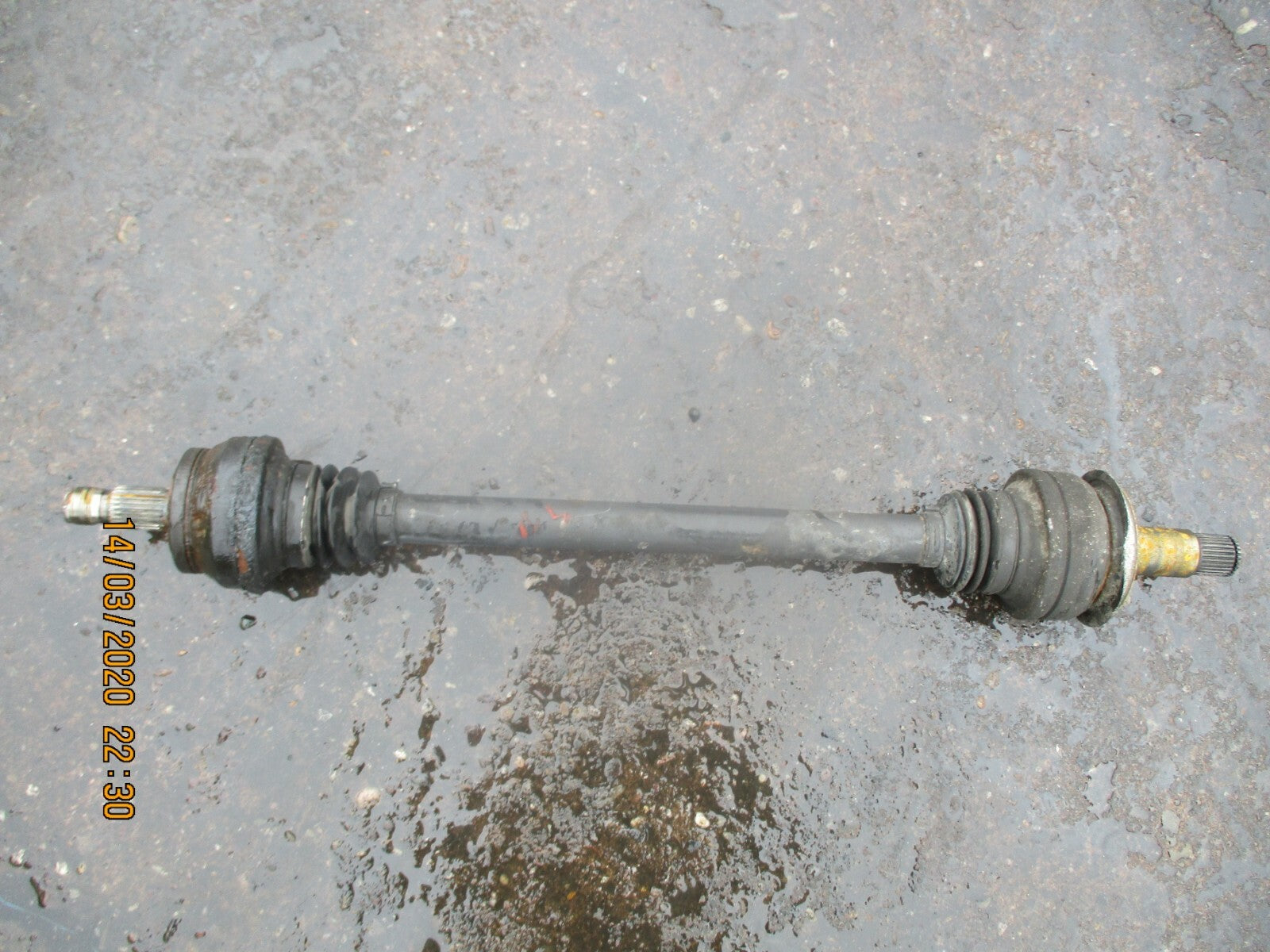 MERCEDES C CLASS W204 C220 2012 OSR DRIVER SIDE REAR DRIVESHAFT