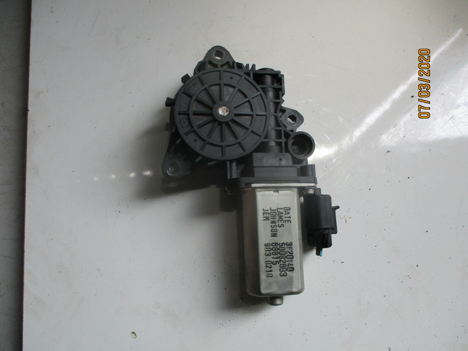 FIAT STILO 2003 NSF PASSENGER SIDE FRONT WINDOW CONTROL MOTOR 50002603
