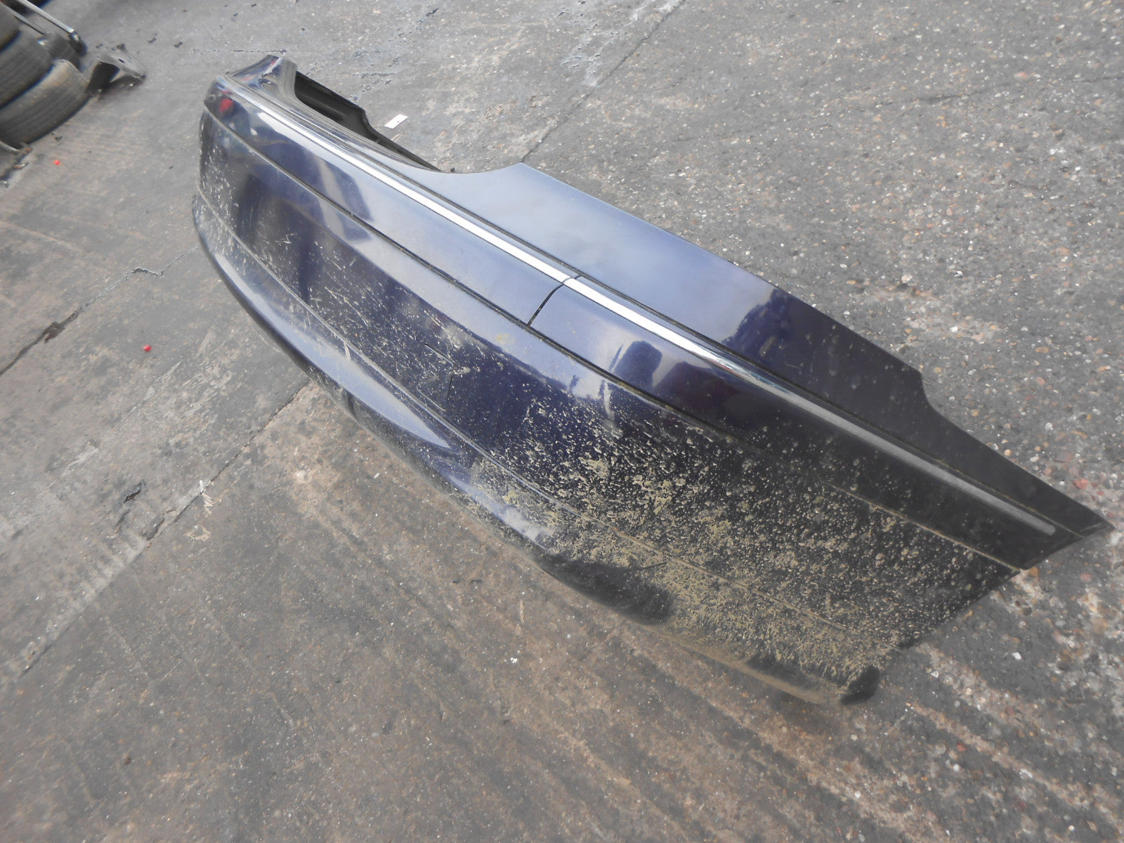MERCEDES C CLASS W203 2003 SALOON REAR BACK PLASTIC BUMPER 994 AMETHYS VIOLET