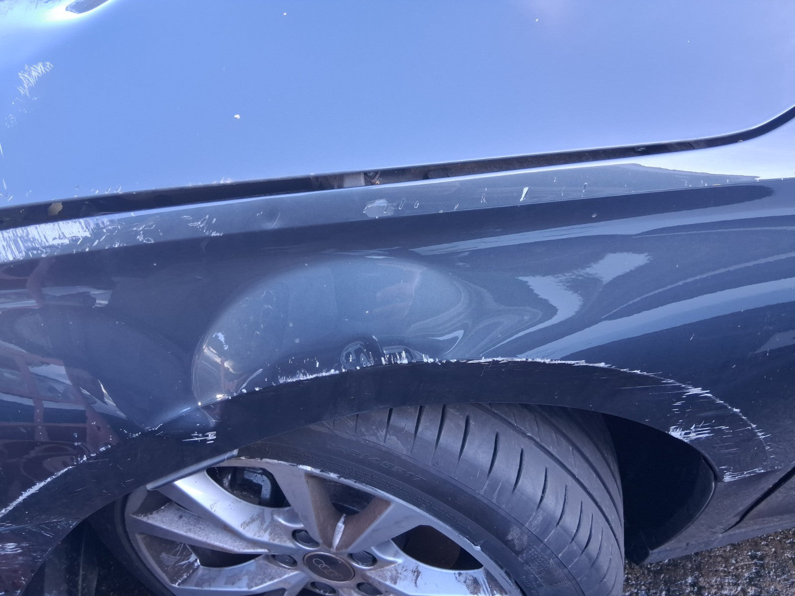 2025 AUDI A3 8Y HATCHBACK FACELIFT NSF PASSENGER SIDE LEFT WING PANEL GREY LX7L