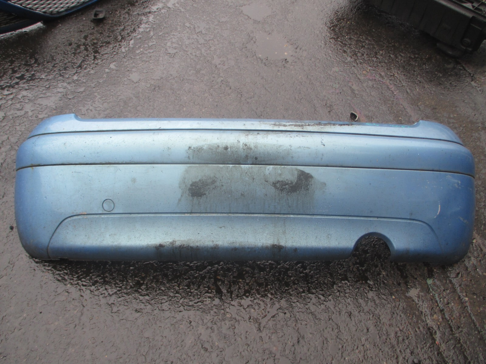 CITROEN C3 MK1 2002 REAR COMPLETE BUMPER BLUE