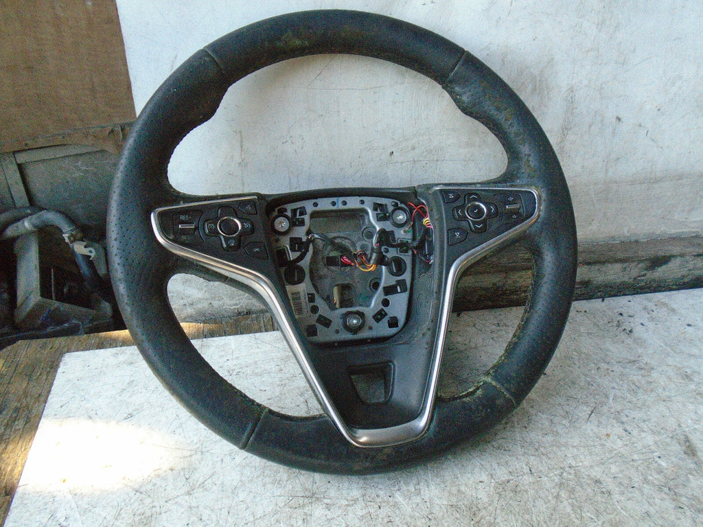 VAUXHALL INSIGNIA A 2014 3 SPOKE MULTIFUNCTION STEERING WHEEL 23191532