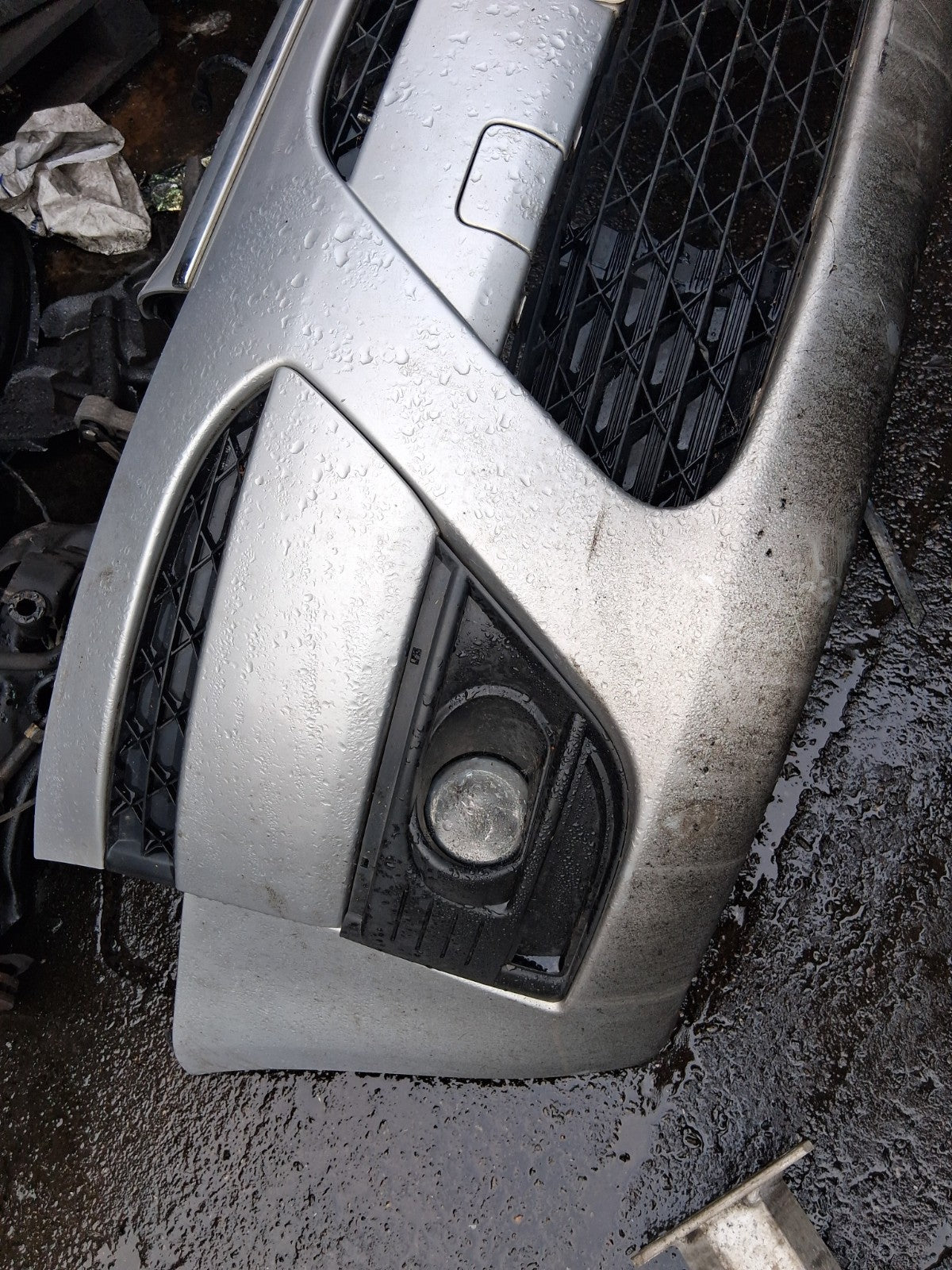 2008 CITROEN C4 PICASSO COMPLETE FRONT BUMPER SILVER
