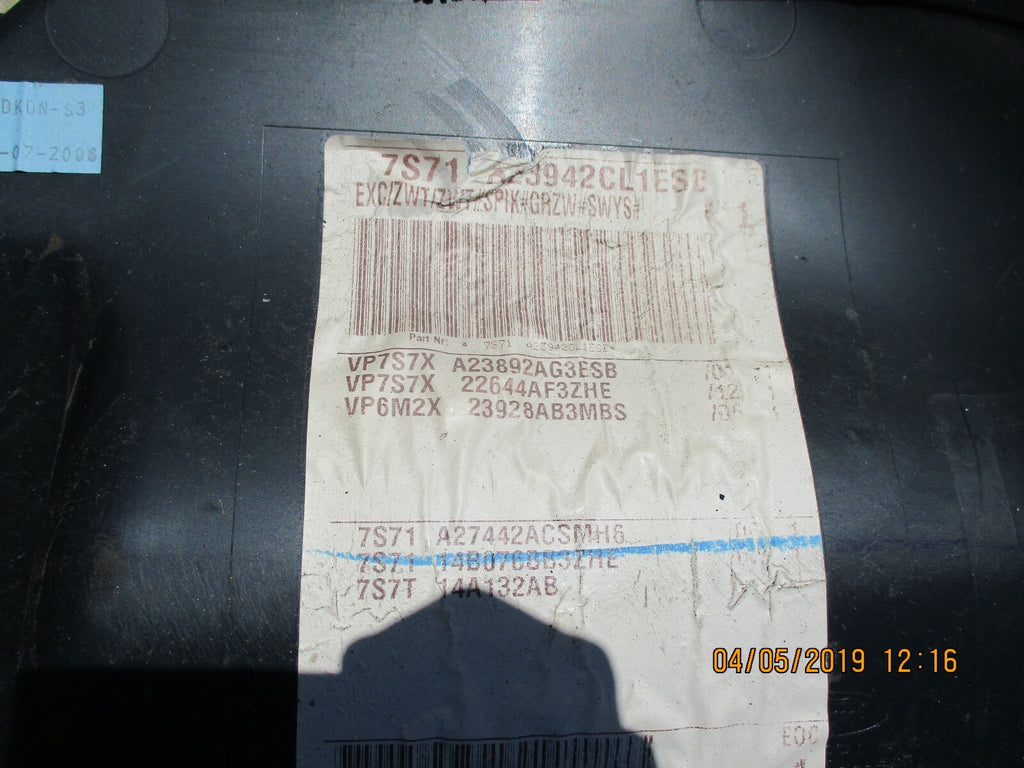 FORD MONDEO MK4 OSF DRIVER SIDE FRONT DOOR CARD 7S71A27442AC