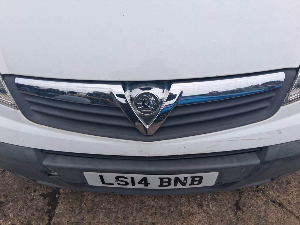 2014 VAUXHALL VIVARO MK1 COMPLETE UPPER BUMPER FRONT GRILL BADGE CHROME GRILLE