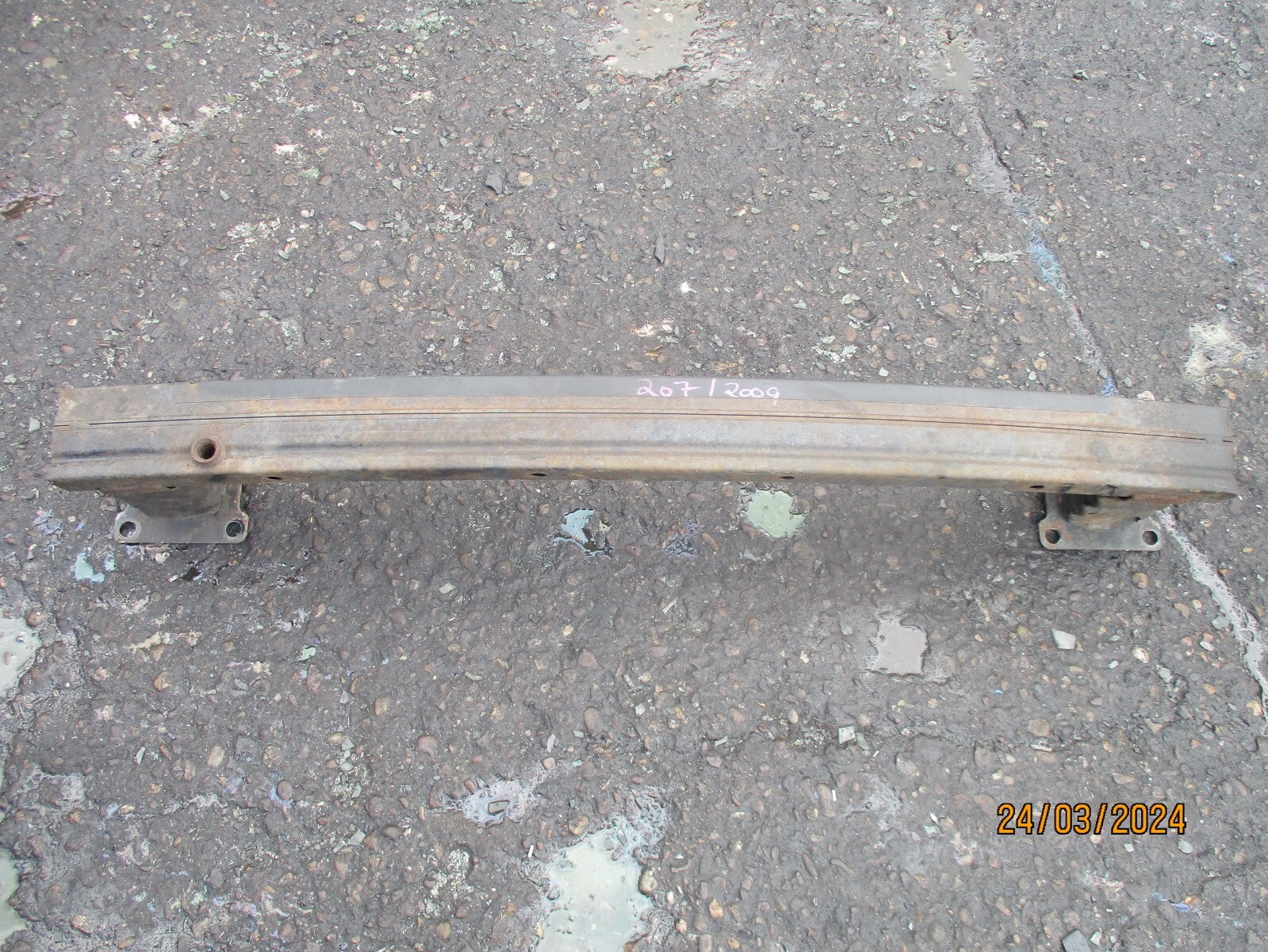 PEUGEOT 207 2009 FRONT COMPLETE BUMPER REINFORCEMENT CRASH BAR