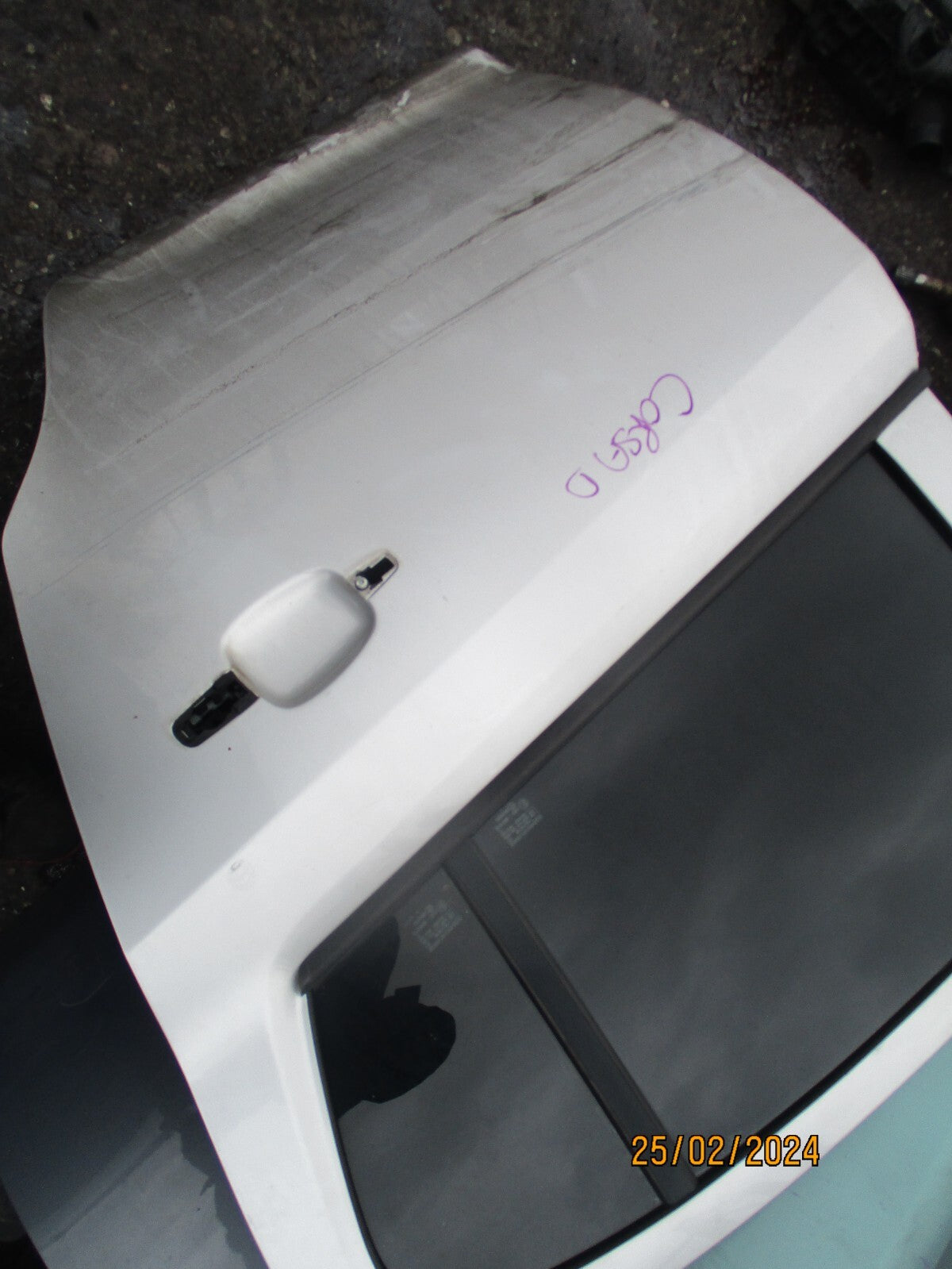 VAUXHALL CORSA D 2008 NSR PASSENGER SIDE REAR DOOR SILVER