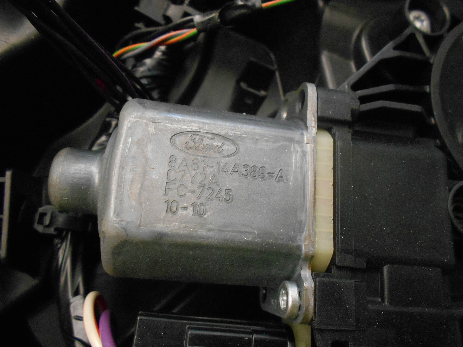 FORD FIESTA MK7 2010 3 DOOR NS PASSENGER DOOR REGULATOR MOTOR 8A61-14A389-A