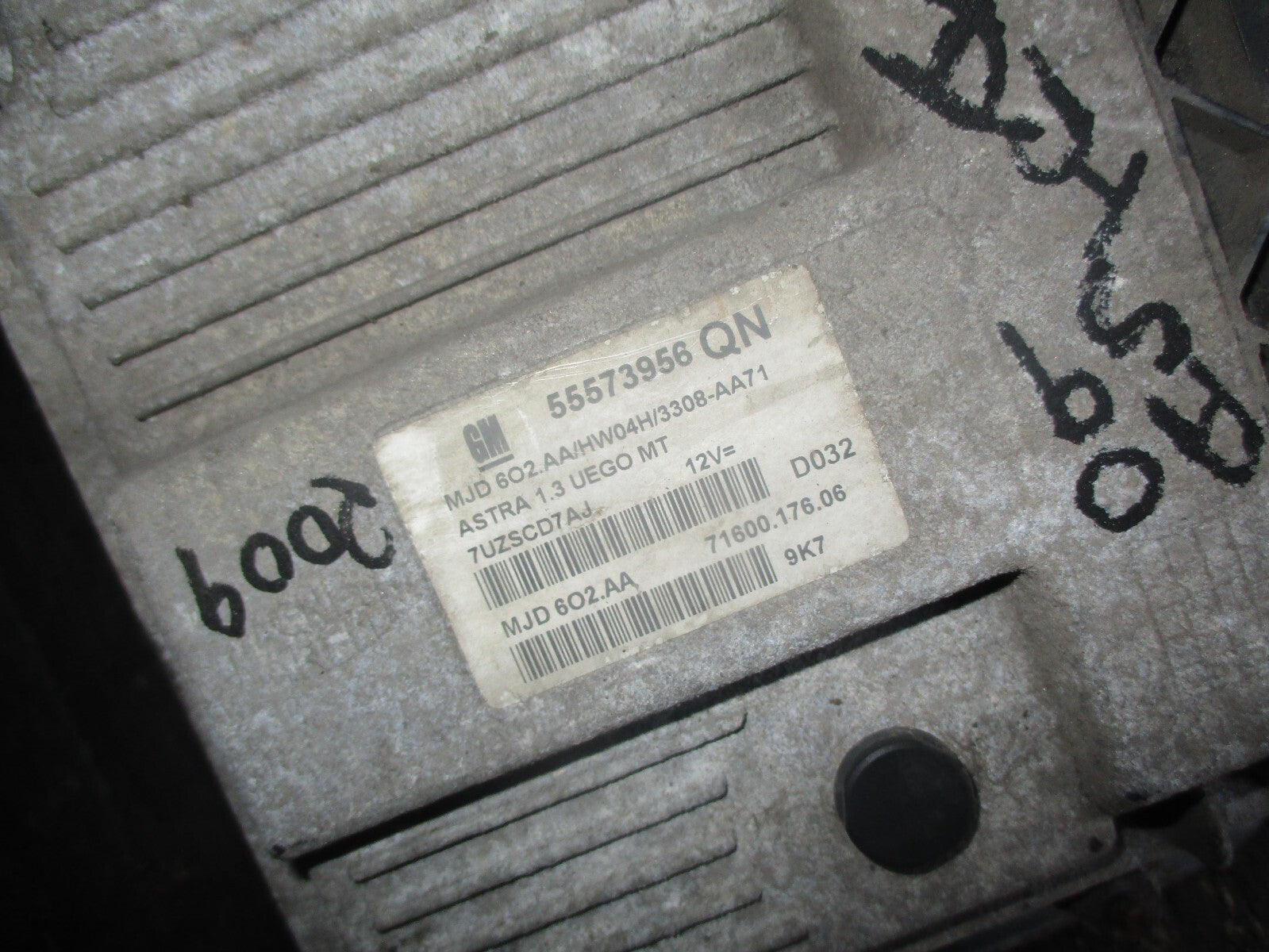 VAUXHALL ASTRA H 2009 1.3 DIESEL ECU ENGINE CONTROL MODULE UNIT 55573956