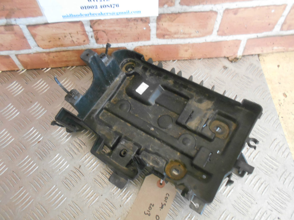 VAUXHALL CORSA D 2013 ENGINE BAY BATTERY TRAY