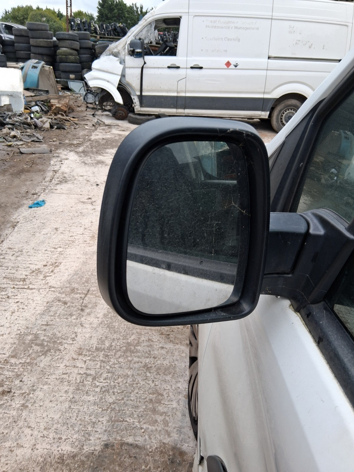 2017 CITROEN BERLINGO MK2 NSF PASSENGER SIDE FRONT LEFT WING MIRROR BLACK