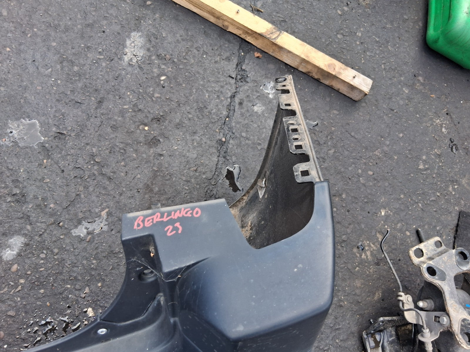 2023 CITROEN BERLINGO MK3 K9 REAR COMPLETE REAR BUMPER BLACK