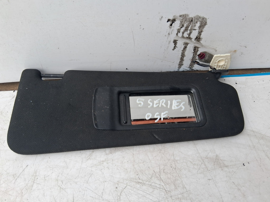 2010 BMW 5 SERIES F10 FRONT OSF DRIVER SIDE SUN VISOR