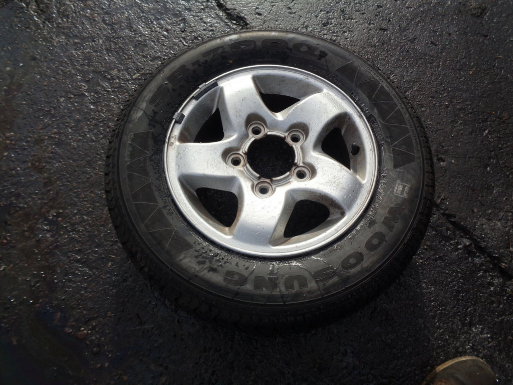 KIA SPORTAGE MK1 1994-2003 ALLOY WHEEL WITH TYRE 205/70R15