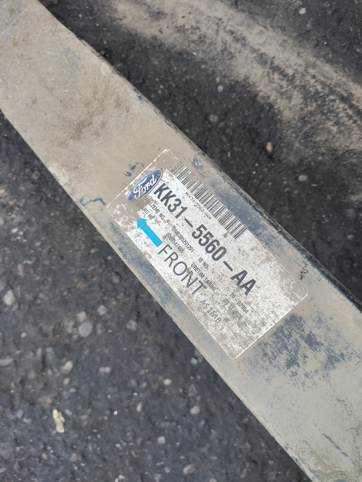 2021 FORD TRANSIT 350 MK8 RWD REAR LEAF SPRING KK315560AA