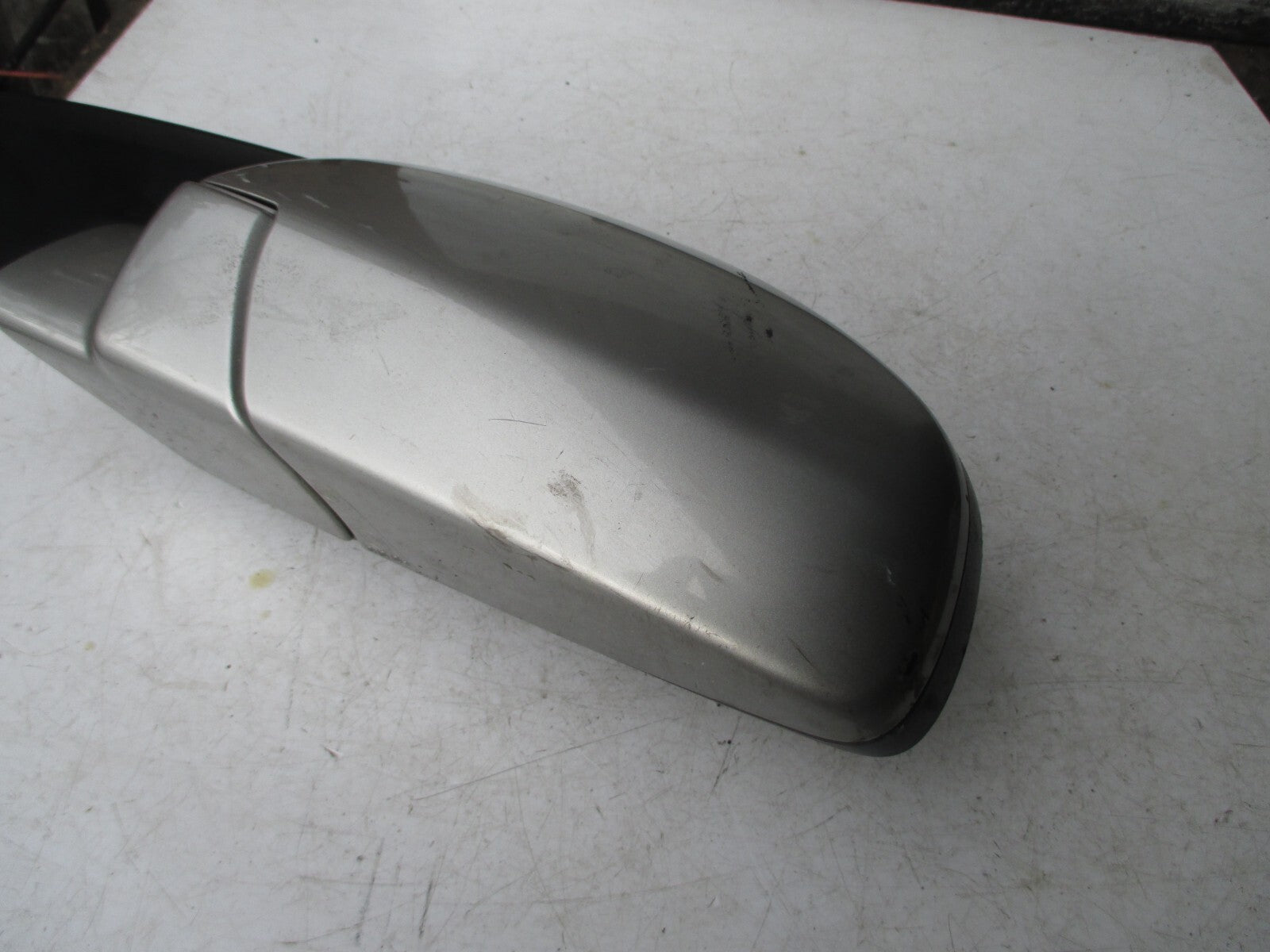 VAUXHALL VECTRA C 2003 NS PASSENGER SIDE ELECTRIC DOOR WING MIRROR GREY / SILVER